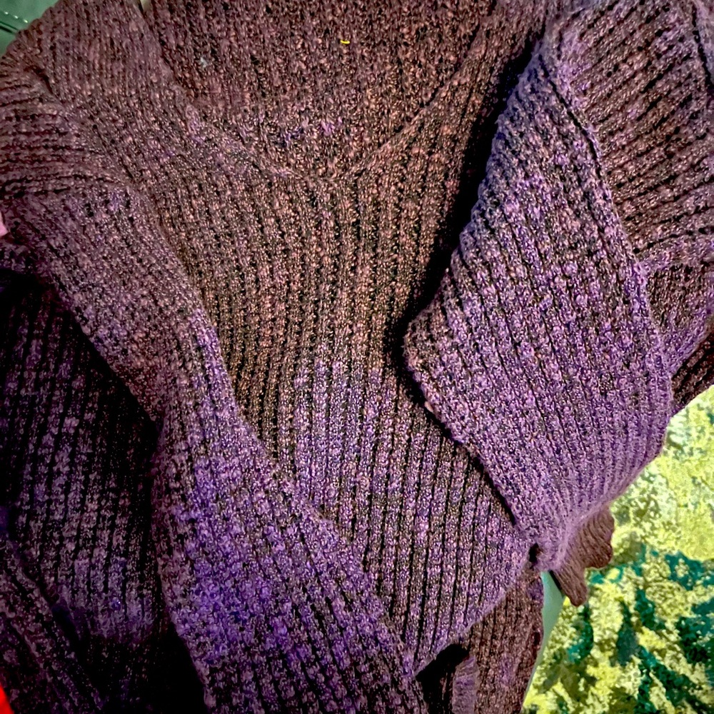 Beautiful Purple Sweater, maybe worn twice